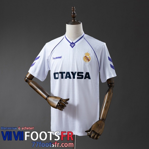 Retro Maillot De Foot Real Madrid Domicile Homme 90 91 FG1217