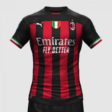 Maillots foot AC Milan Domicile 2022 2023