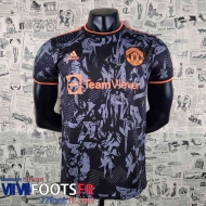 T-Shirt Manchester United noir Homme 22 23 PL353