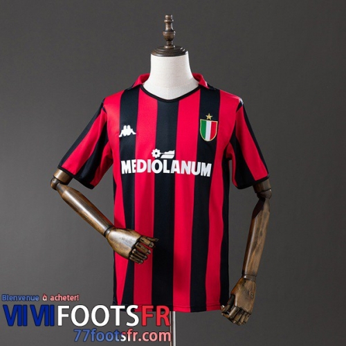 Retro Maillot De Foot AC Milan Domicile Homme 88 89 FG1125