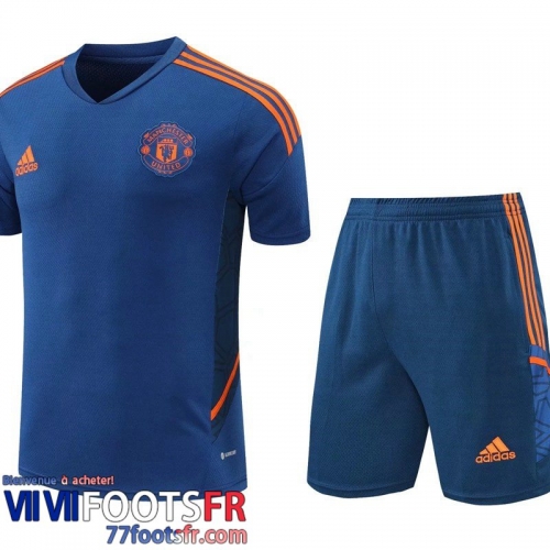 T-Shirt Manchester United bleu Homme 2022 2023 PL469