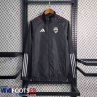 Coupe Vent Arsenal noir Homme 2023 2024 WK323