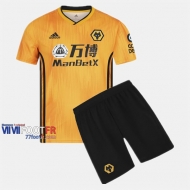 Ensemble Maillot Wolves Enfant Domicile 2019-2020 Personnalisé :77Footfr