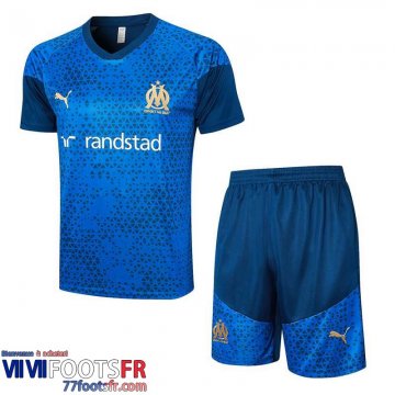 Survetement de Foot Marseille bleu Homme 2023 2024 A82