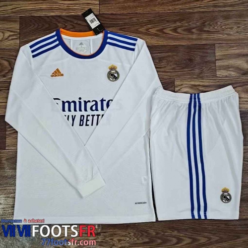 Maillot de foot Real Madrid Domicile Homme Manche Longue 2021 2022