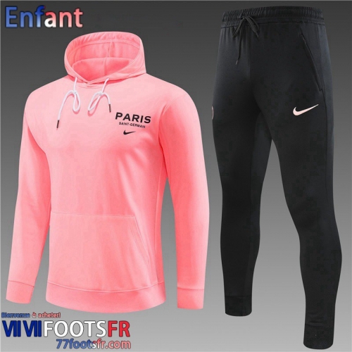 Sweatshirt Foot PSG rose Enfant 2023 2024 TK550