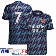 Maillot De Foot Arsenal Third Homme 21 22 # Saka 7