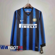 77footfr Retro Maillots foot Manche Longue 10 11 Inter Milan Domicile