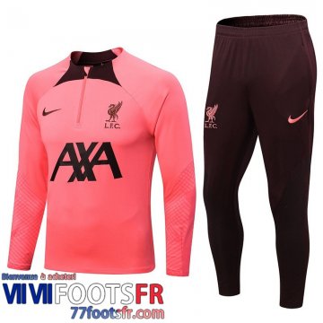 Survetement de Foot Liverpool rose Homme 22 23 TG380