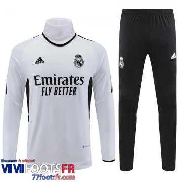 Survetement de Foot Real Madrid Blanc Homme 2022 2023 TG496