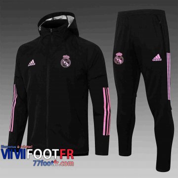 77footfr Coupe Vent Real Madrid Noir 2020 2021 G081