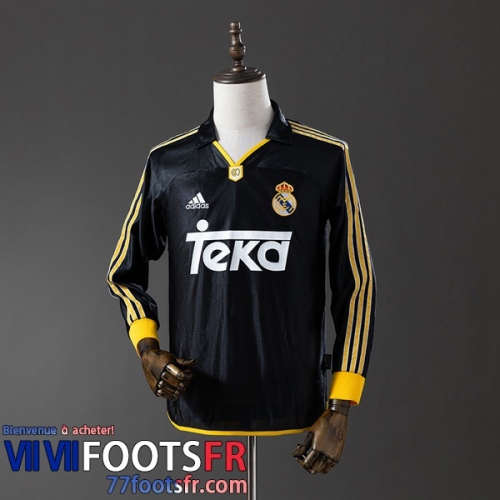 Retro Maillot De Foot Real Madrid Exterieur Homme Manche Longue 98 00 FG949 Retro Maillot De Foot Real Madrid Exterieur Homme Manche Longue 98 00 FG949