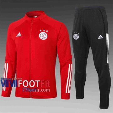77footfr Ajax Veste foot rouge 20-21 A386