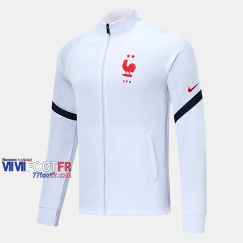 Boutique Veste France Blanc 2020/2021 Nouveau Promo