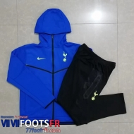 Veste Foot - Sweat A Capuche Tottenham bleu Homme 2022 2023 JK421