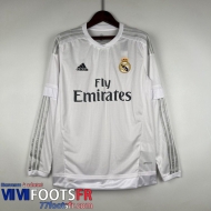 Retro Maillot De Foot Manche Longue Real Madrid Domicile Homme Manche Longue 15/16 FG296