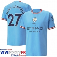 Maillot De Foot Manchester City Domicile Homme 2022 2023 João Cancelo 27