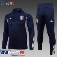 Survetement de Foot Italie bleu marine Enfant 2023 2024 C34