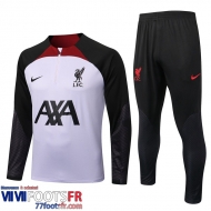 Survetement de Foot Liverpool Blanc Homme 2022 2023 TG439