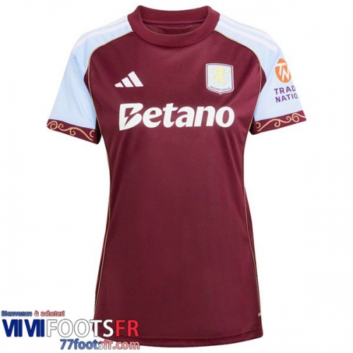 Maillot De Foot Aston Villa Domicile Femme 25 26