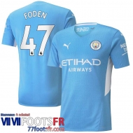 Maillot De Foot Manchester City Domicile Homme 21 22 # Foden 47