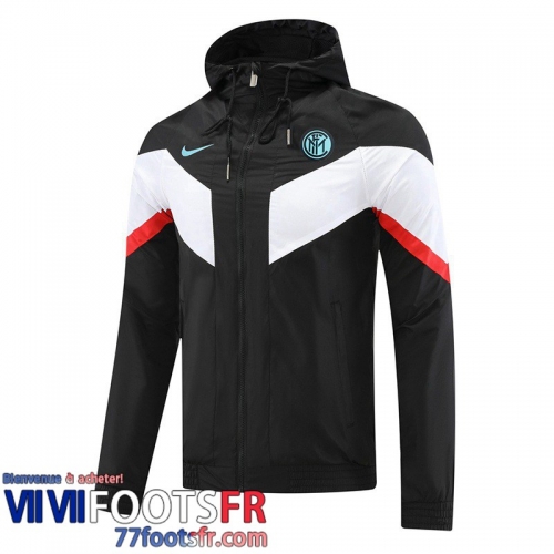 Coupe Vent - Sweat a Capuche Inter Milan noir Homme 2022 2023 WK227