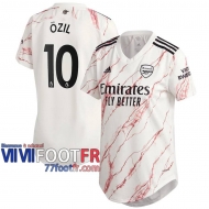 77footfr Arsenal Maillot de foot Özil #10 Exterieur Femme 20-21