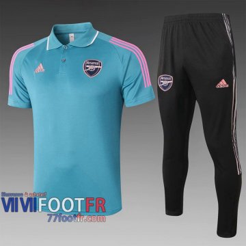 Polo De foot Arsenal Bleu clair 20-21 P201