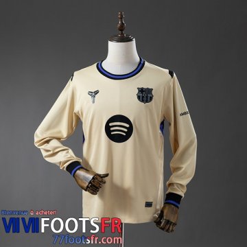 Maillot De Foot Barcelone Exterieur Homme Manche Longue 25 26