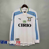 77footfr Retro Maillots foot 00 01 Lazio Manche Longue Exterieur