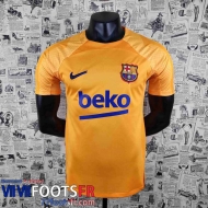 T-Shirt Barcelone Orange Homme 2022 2023 PL309