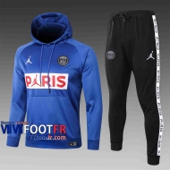 Survetement Foot PSG Sweat a Capuche - Veste bleu 2020 2021 rouge et blanc Paris