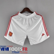 Short De Foot Manchester United Blanc Homme 22 23 DK183