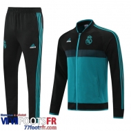 Veste Foot Real Madrid vert noir Homme 2021 2022 JK163