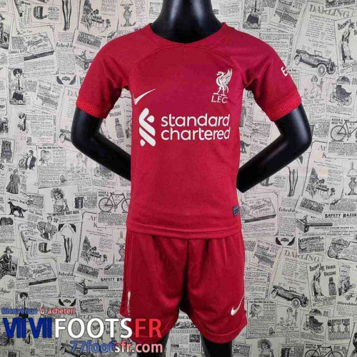 Maillot De Foot Liverpool Domicile Enfant 2022 2023 Version Fuite