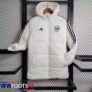 Doudoune Foot Arsenal Blanc Homme 2023 2024 G05