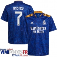 Maillot De Foot Real Madrid Extérieur Homme 21 22 # Hazard 7