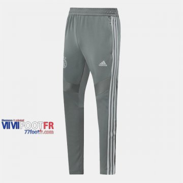 Promo: Nouveaux Pantalon Entrainement Foot Ajax Amsterdam Polyester Gris 2019/2020