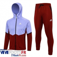 Veste Foot - Sweat A Capuche Sport pourpre violet Homme 2023 2024 JK801
