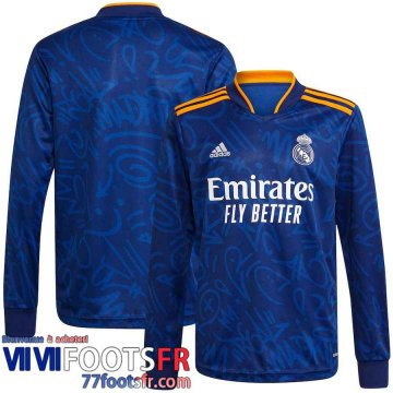 Maillot De Foot Real Madrid Extérieur Manche Longue Homme 21 22