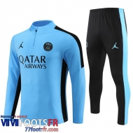 Survetement de Foot PSG bleu Homme 2023 2024 TG848