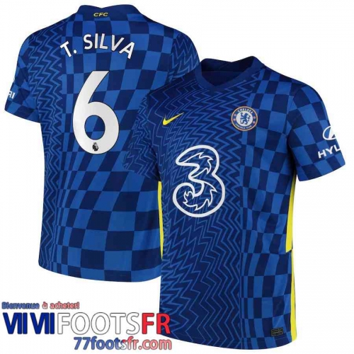 Maillot De Foot Chelsea Domicile Homme 21 22 # T. Silva 6