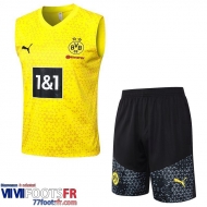 Survetement Sans manches Dortmund jaune Homme 2023 2024 A61