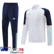 Veste Foot Ajax Blanc Homme 2023 2024 JK740