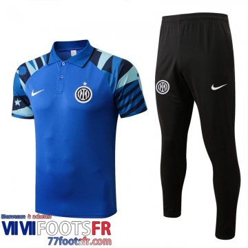 Polo foot Inter Milan bleu Homme 2022 2023 PL562