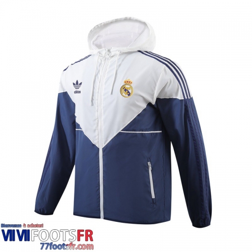 Coupe Vent - Sweat a Capuche Real Madrid Homme 2023 2024 D190
