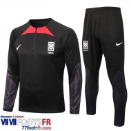 Survetement de Foot Korea noir Homme 2022 2023 TG446