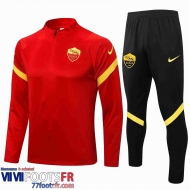 Survetement Foot AS Rome Homme rouge 2021 2022 TG77