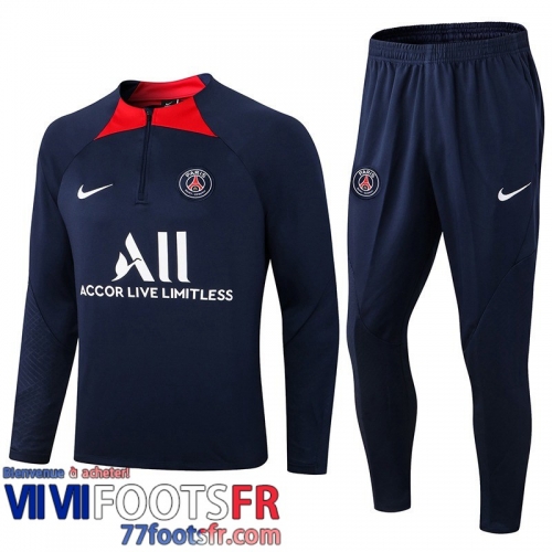 Survetement de Foot PSG bleu Homme 22 23 TG383