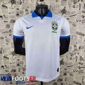 Maillot De Foot Bresil Blanc Homme 2019 AG01